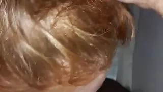 Red showing how she wants her cunt rubbed