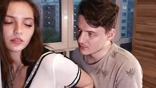 Cutie in a schoolgirl outfit loves to fuck