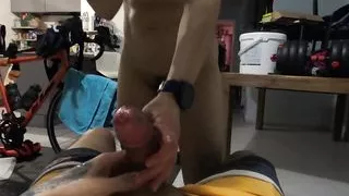 Get penetrated by a cock just so I can swallow his cum