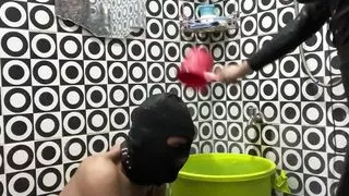 This Is How Mistress Training Obedient Slave Puppy Dog And Chastity Little Tiny Cock