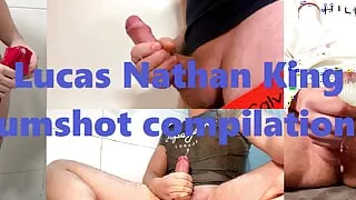 Lucas Nathan King cumshot compilation 1, multiple huge cumshots