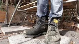 Pissing jeans and work boots