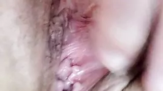 Rubbing my throbbing and wet pussy