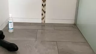 Huge big black dildo