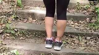 I met a very hot young student in nature she turned me on and I fucked her