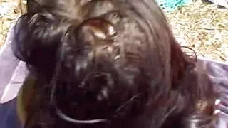 A stunning babe from Germany pleasing a cock in POV