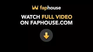 Abby masturbate on her bed.