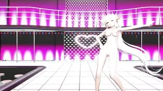 Kiyohime Hentai Dance Fate Grand Order MMD 3D - White Hair Color Edit Smixix