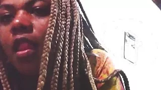 African milf in morning masturbation