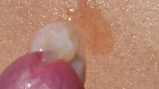 Cumshot under the sun