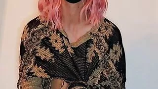 Twink cums hard, femboy slut cumshot