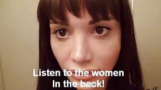 Hung Busty and Beautiful Mariana Cordoba masturbating in a public bathroom