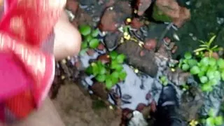 I fuck my teacher in Wood Real Outdoor risky sex