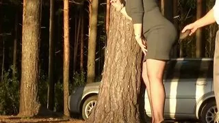 Anal fuck secretary in forest - Part 1