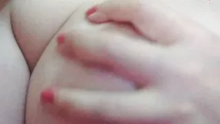 Algerian girl playing with boobs beautiful breasts