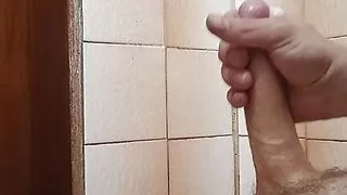 Morning wood masturbating