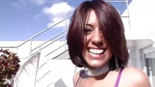 Lyla Storm a Cheating Whore of Latin Origins with Minimal Tits Enjoys While Holding a Hard Cock in Her Pussy