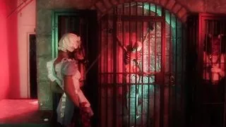 Sexy Lucy In Hot Lingerie Has A Fantasy Fuck With Two Hard