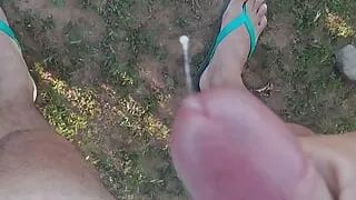 I almost got caught in the park, and I came in public.