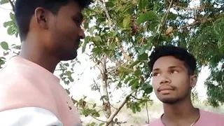 Indian Forest jungle Gay Kissing. Hindi voice.