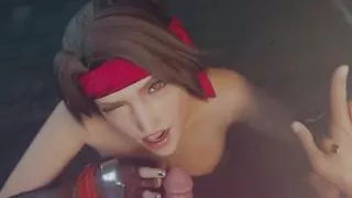 Hot girl gives a blowjob and gets a cumshot