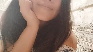 Latin girl masturbating in the shower