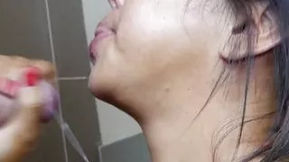 Cum in my face and piss in my mouth