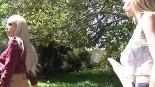 Sexy Nina Elle and Pretty Alexa grace use dildos and vibrators on each other