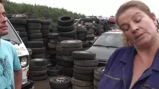 At the mechanic we fuck hard