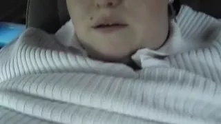 A chubby German slut gets her thick body sprayed in POV