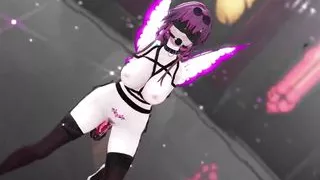 Honkai Star Rail Kafka Hentai Insect Bondage Nude Blind Dance MMD 3D Purple Wings Color Edit Smixix