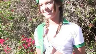 Horny Teen Liza Rowe Trades Cookies For Cock