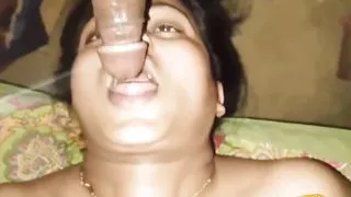 Desi Chudai & blowjob with cum in mouth