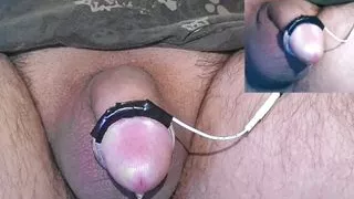 30 minutes of pure pleasure e-stim with a lot of wetness and a massive cumshot