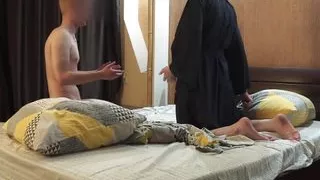 I wanted to try it for the first time, but my wife walked in on me...