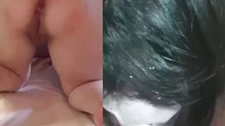 12 shots of cum in mouth!