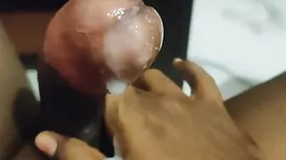 Indian boy quick cum shot