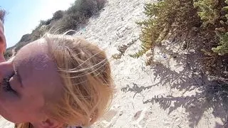 Pov-blowjob Outdoor Holiday Cum Swallow