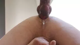 Below shot on my thrusting dildo!