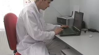 Hot blonde plumper cured by doctors huge meat