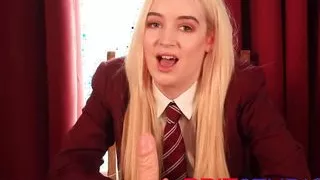 18-year-old British college girl Teasing and flashing JOI