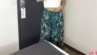 Jasmine masturbating in the hotel room. Sweet Arabic Beurette video