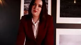 Teen college girl: stockings & feet JOI