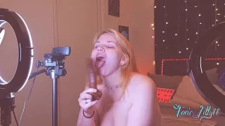 Bbw Milf Bts - Dildo Blowjob Compilation