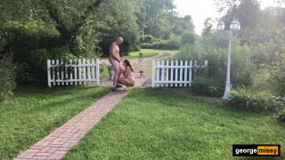 Dick Sucking Outdoors - Real Married Couple Missy And George