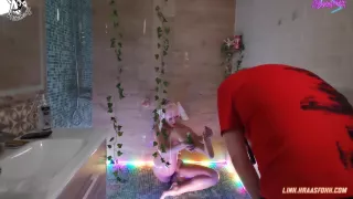 Backstage With Sexy Milf In The Bathroom In Cosplay (part 1)