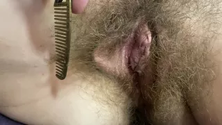 Hairy Bush Fetish Video Closeup Pov With Cutieblonde