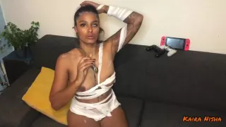 Halloween: Sexy Mummy Returns For A Blowjob