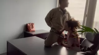 I Fuck My Female Boss Against Her Office Window