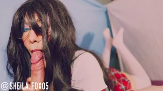 Sheilafox In Schoolgirl Cosplay Sucks And Has Anal Sex With A Big Cock